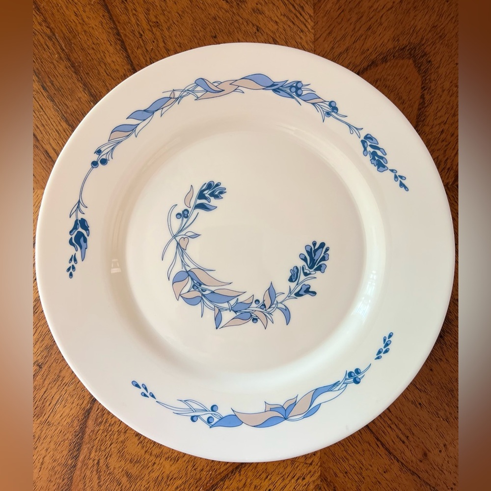 Vintage Arcopal Plate in Janine Pattern Made in France